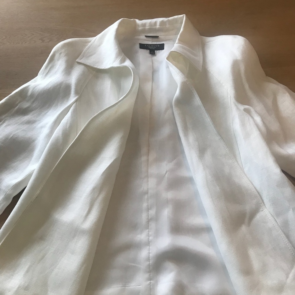 Talbots Petite Irish Linen Jacket